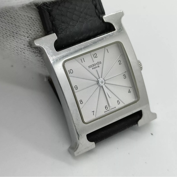 ๐ค HERMES H watch HH1.210 Silver Dial Quartz Ladies Watch - Picture 3 of 9